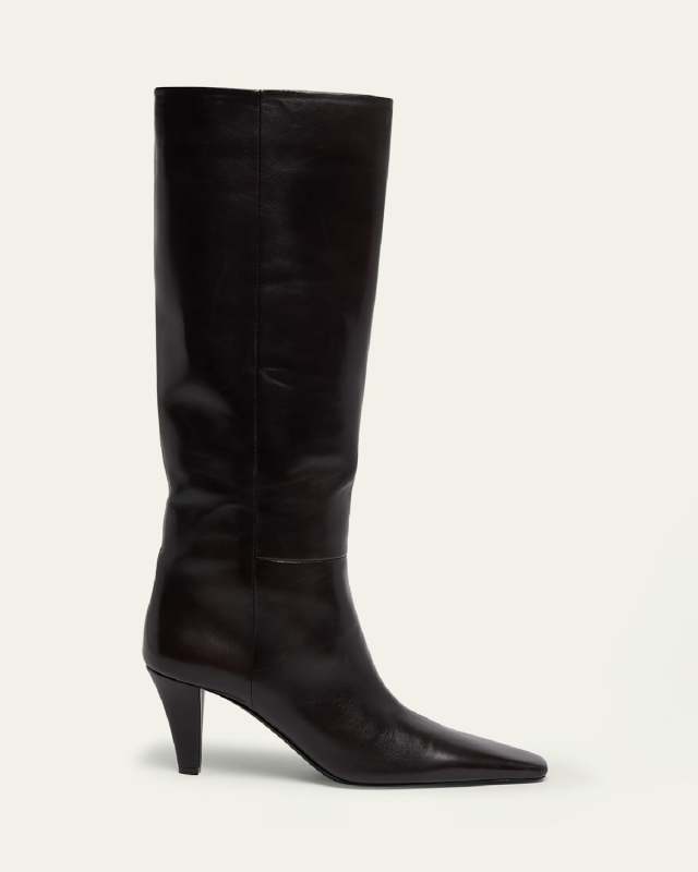 Jill Calfskin Knee Boots